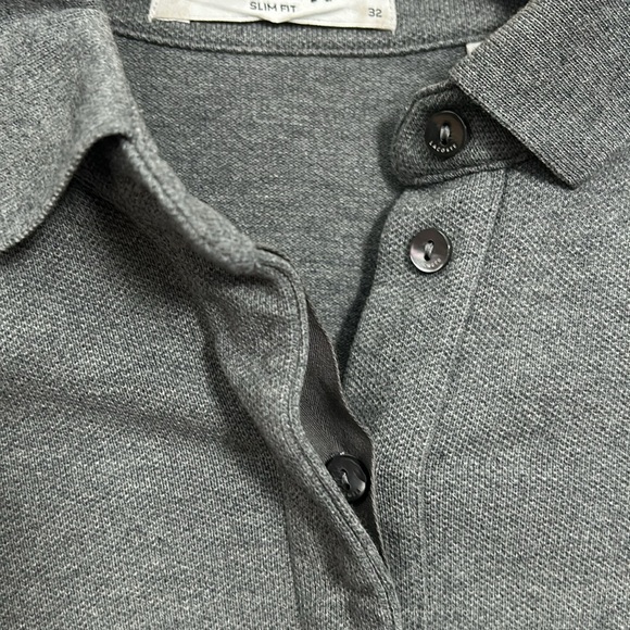 Lacoste Gray Pique Stretch Mini Polo Dress size 32 - Picture 12 of 12